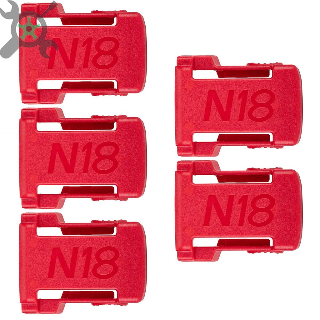 อุปกรณ์เมาท์ขาตั้งแบตเตอรี่ไฟฟ้า พลาสติก 5 ชิ้น สําหรับแบตเตอรี่ M18 18V SHOPTKC3738