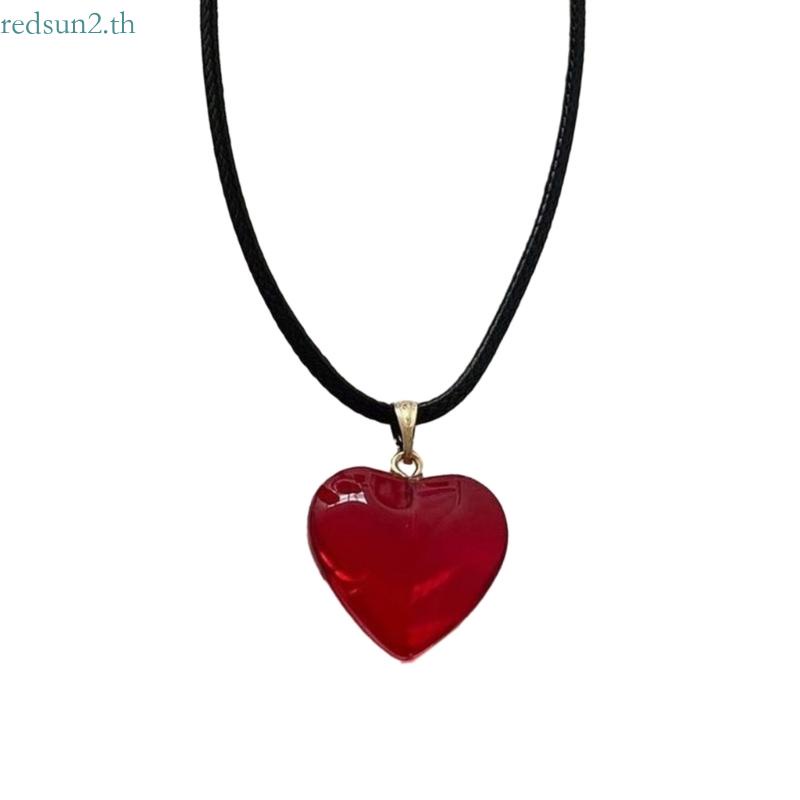 Redsun2 จี้ห้อย รูปหัวใจ สําหรับทําพวงกุญแจ สร้อยคอ DIY