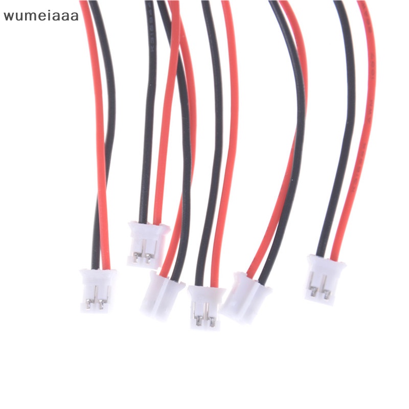 Wumeiaaa สายเคเบิลเชื่อมต่อไมโคร PH 2.0 มม. JST 2-Pin ตัวผู้ 200 มม. 10 ชิ้น TQ
