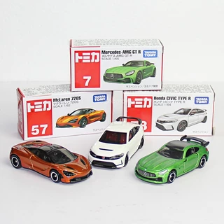 โมเดลรถยนต์ Tomy Tomica Honda Civic Type R Mercedes McLaren Lamborghini Nissan Jeep Toyota GTR ของเล่นสําหรับเด็กผู้ชาย