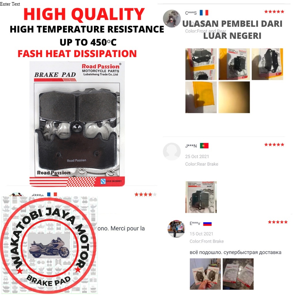 ผ้าเบรคสําหรับ Brembo M4 P32 Pitch 100mm Universal M432 P32 OEM caliper