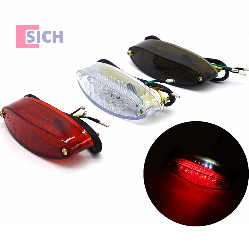 [Sich] ใหม่ ไฟเบรกท้ายรถจักรยานยนต์ Led 28 ดวง 3W 12V