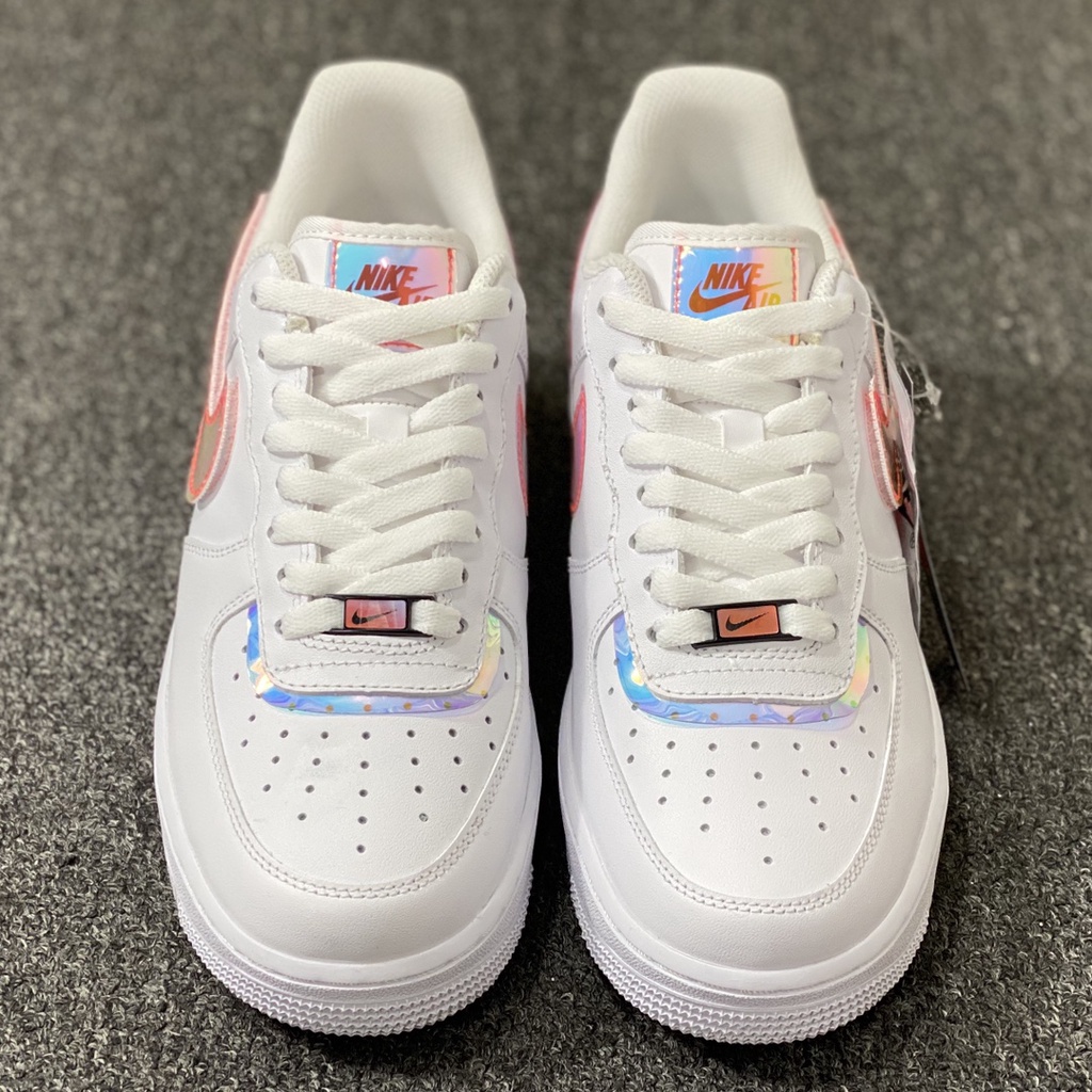 NIKE AIR FORCE 1 LOW GOOD GAME AF1 วิดีโอเกมเลเซอร์ (คุณภาพต้นฉบับ 100%) DC0710-191 NIKE SNEAKERS W