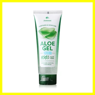 เจลว่านหางจระเข้ 100% เฟรชเม้นท์ Freshment Soothing and Moisture Aloe Gel Plus+ 100ml.