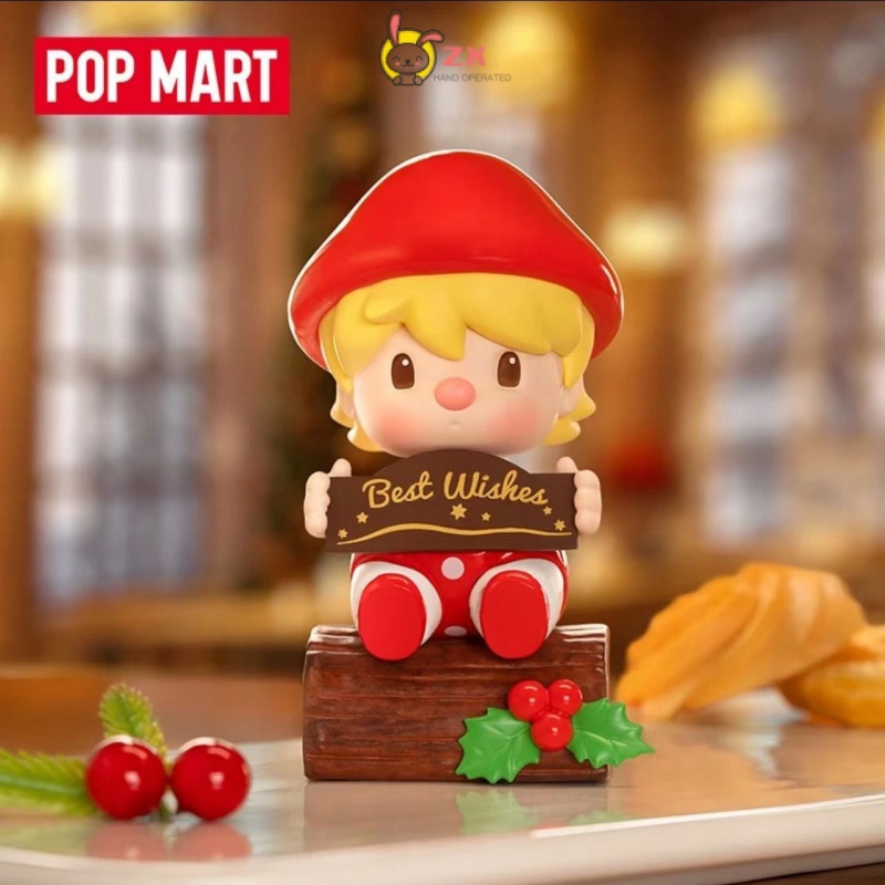 Popmart Pop Mart กล่องสุ่มขนมหวาน น้ําตาล ขนาดเล็ก ของขวัญคริสต์มาส