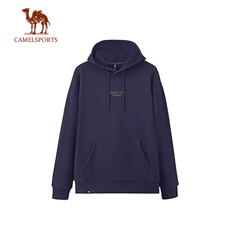 CAMEL SPORTS เสื้อแจ็กเก็ตกันหนาว มีฮู้ด ผ้ากํามะหยี่ สไตล์เรโทร ให้ความอบอุ่น สําหรับผู้ชาย และผู้ห