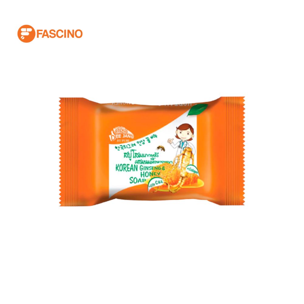 DEEJANG KOREAN GINSENG & HONEY สบู่ก้อน โสมเกาหลีผสมน้ำผึ้ง (100g.)