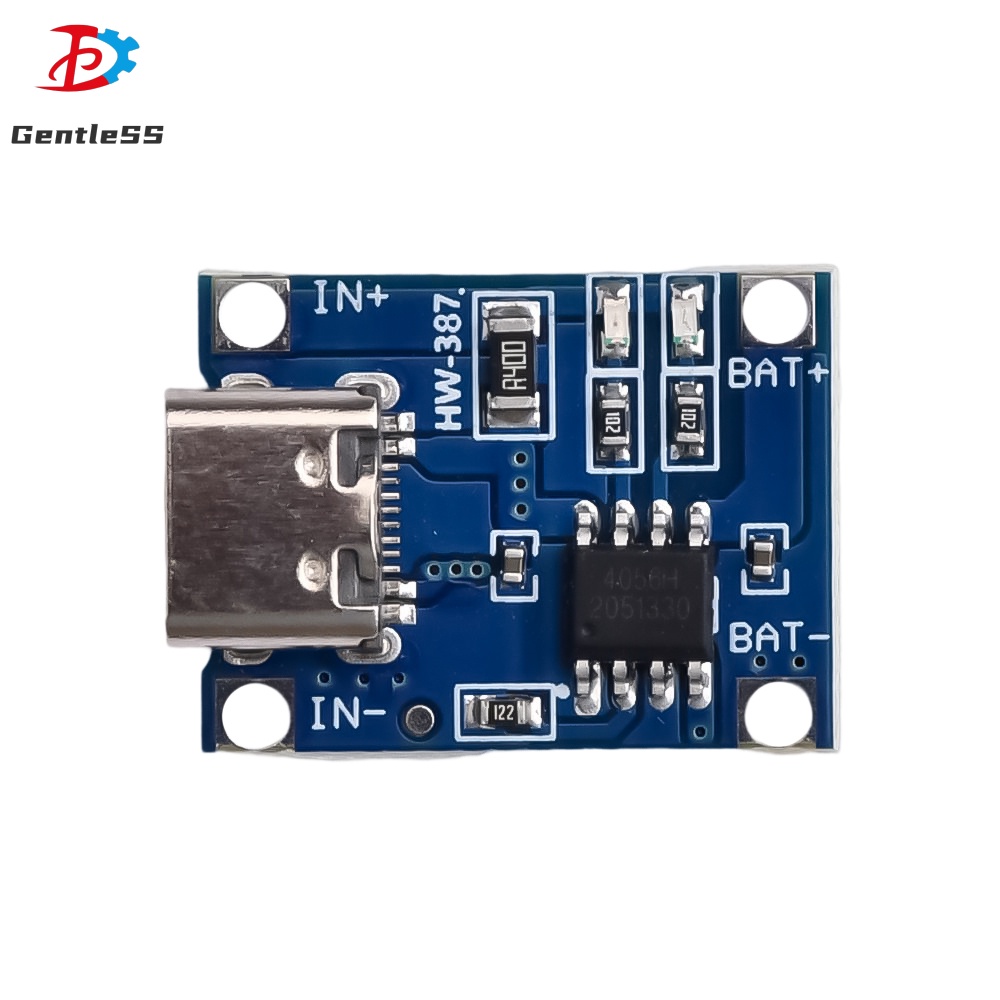 DC4.5V-5.5V 1A TP4056 โมดูลบอร์ดชาร์จอินเทอร์เฟซ Type-C