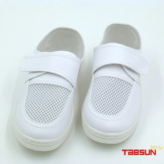 TABSUN Anti-Static รองเท้าตาข่ายผ้าใบรองเท้าตาข่าย ESD หนัง Anti-D ฝุ่น Anti-Static โรงงานผู้ชายผู้หญิงรองเท้าทํางาน Four-Eye รองเท้าผ้าใบ STATIC Four-