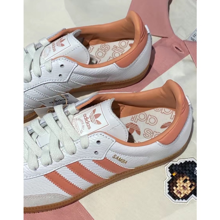 100 % ของแท้ adidas originals Samba OG  IG5932 สีชมพู แฟชั่น