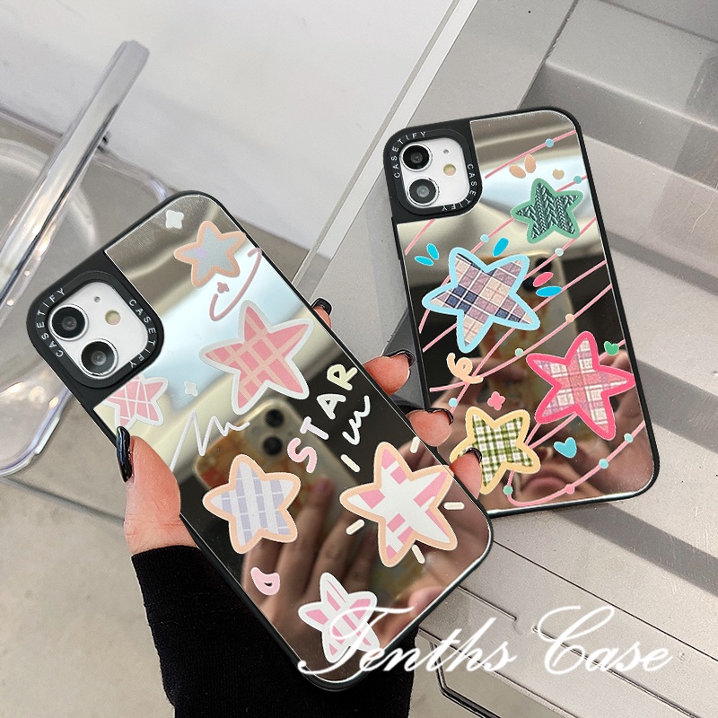 เคสโทรศัพท์มือถือแบบนิ่ม ลายการ์ตูนดาวน่ารัก สําหรับ IPhone 15 14 13 12 11 Pro Max X Xr Xs Max 8 7 Plus SE