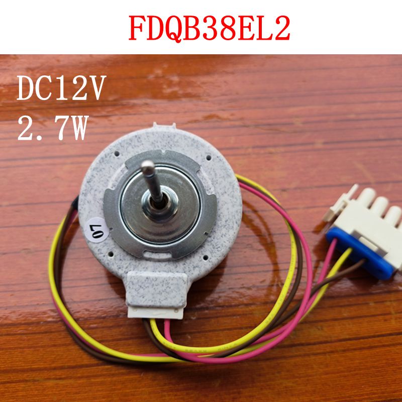 มอเตอร์พัดลมตู้เย็น DC12V 2.7W FDQB38EL2 สําหรับตู้เย็น Electrolux