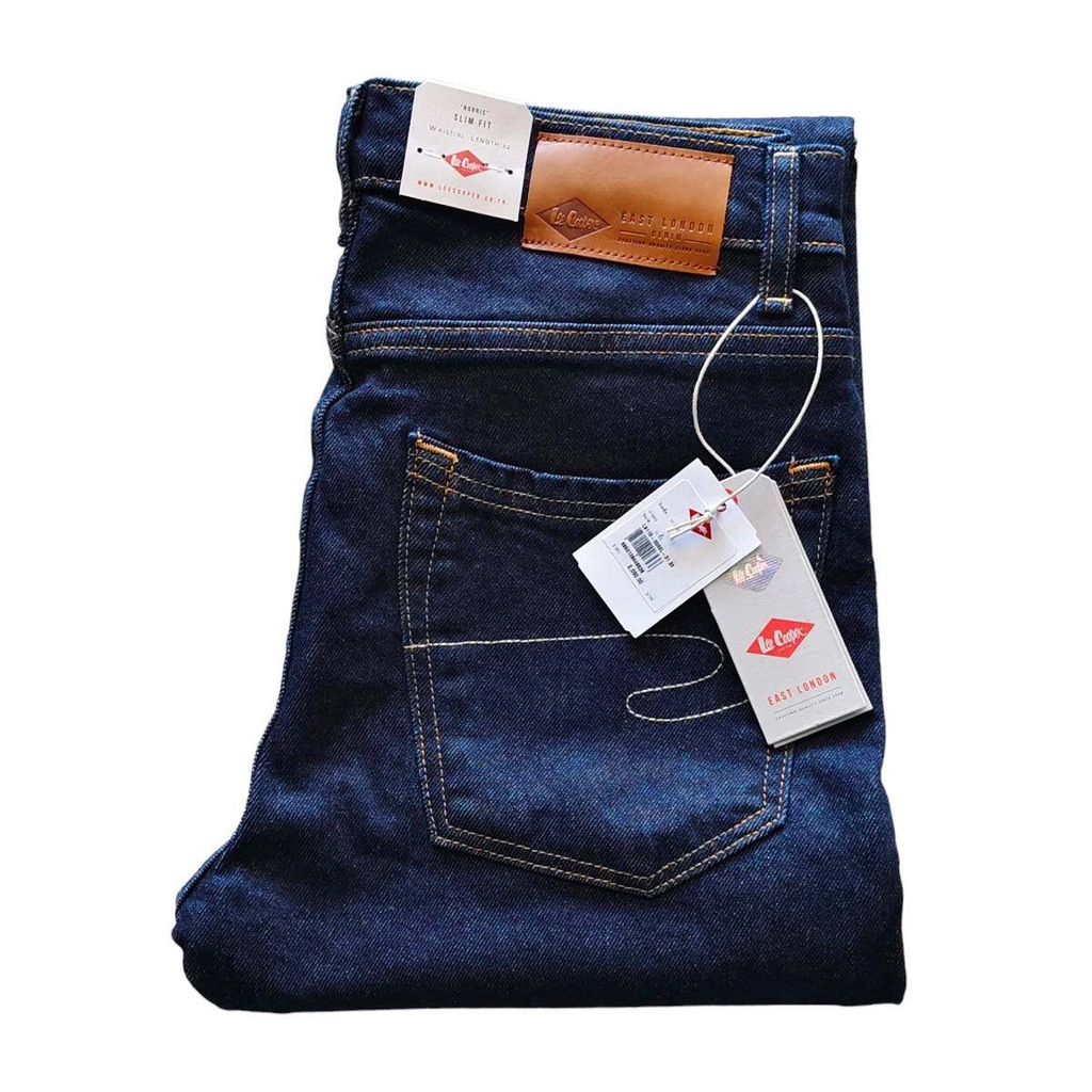 LEE COOPER ยีนส์ชาย ขากระบอกเล็ก สียีนส์ ผ้ายืด เป้าซิป ของแท้จาก SHOP