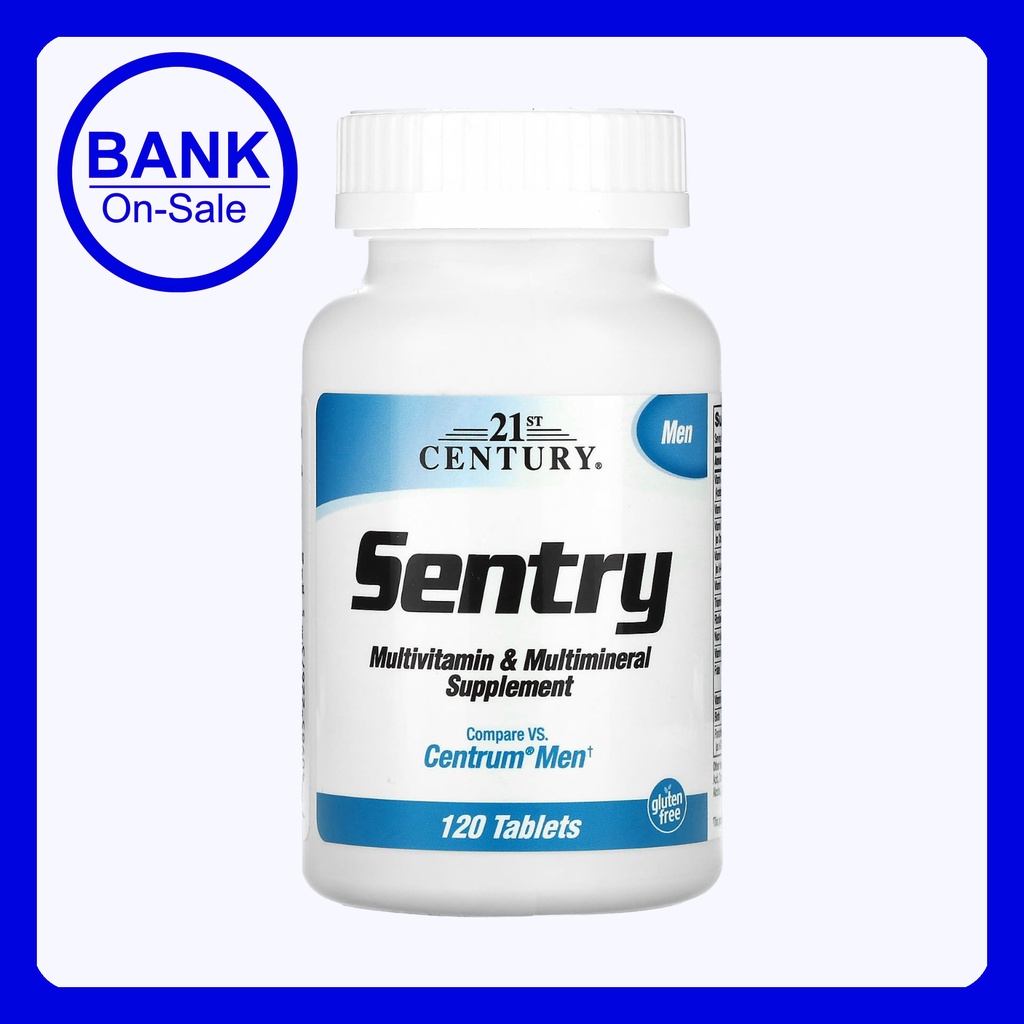 21st Century Sentry Men Multivitamin & Multimineral Supplement, 120 Tablets