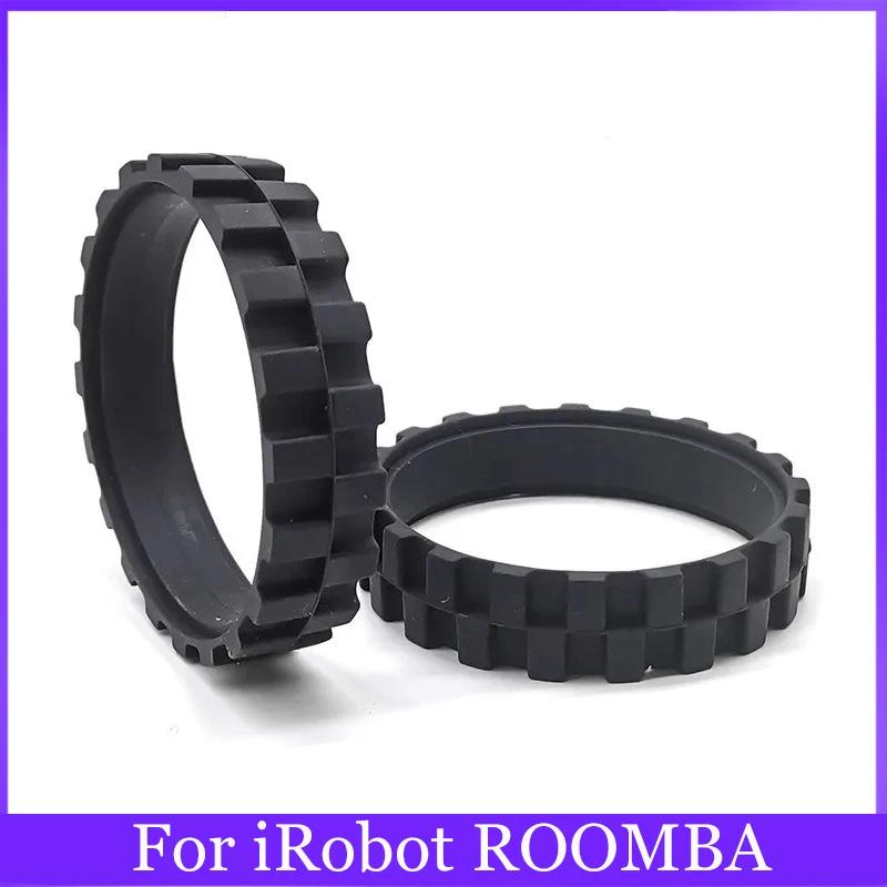 ยางล้อรถ สําหรับ iRobot Roomba 500 600700 อะไหล่ล้อยาง กันลื่น สําหรับหุ่นยนต์ดูดฝุ่นสุญญากาศ 800 900 E5 i7+ S9