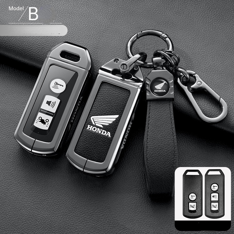เคสกุญแจรีโมทรถยนต์ โลหะผสมสังกะสี สําหรับ HONDA PCX 150 ADV 150