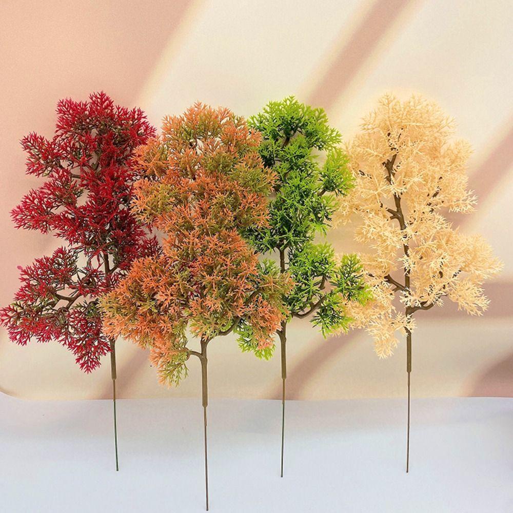 มหาสมุทรแผนที่ สาขาสนจําลอง, ต้นสนประดิษฐ์ที่ทําด้วยมือที่สมจริงสาขาสีเขียว, พลาสติกสร้างสรรค์สีเขียวใบสนปลอมสวน - รูปที่ 4