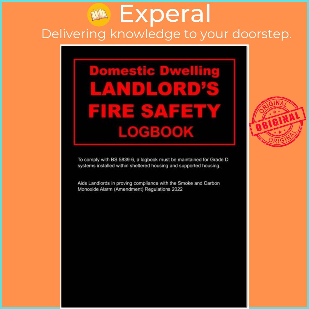 Landlords Domestic Dwelling Fire Safety Logbook โดย Docs-Store (ฉบับสหราชอาณาจักรปกอ่อน)