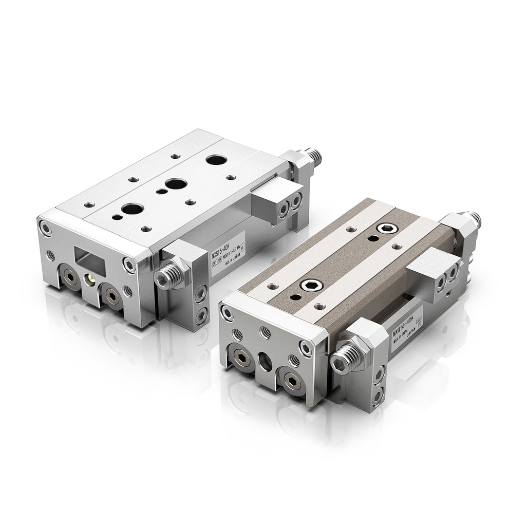 กระบอกเลื่อน SMC ประเภท MXQ/MXS6/8/12/16/25L-1020/30/40/50/75/100/AS/BMXS25-10 MXS25-20 MXS25-75