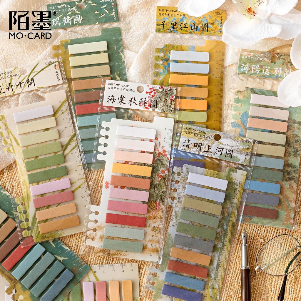 200 ชิ้น Sticky Book Tabs สีสัน Annotation Tabs Writable Sticky Notes หน้า Sticky Notes สําหรับอุปกรณ์การเรียนและอุปกรณ์สํานักงาน
