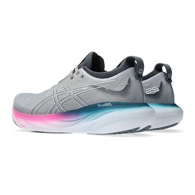 รองเท้าวิ่งผู้หญิง Asics GEL-NIMBUS 25 - Sheet Rock/White Classic