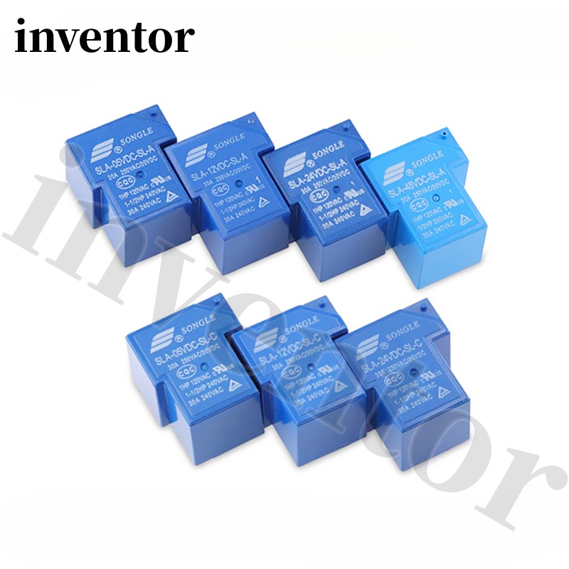 รีเลย์พาวเวอร์ SLA-12VDC-SL-A-C-D 5V 12V 24V T90 100 ชิ้น