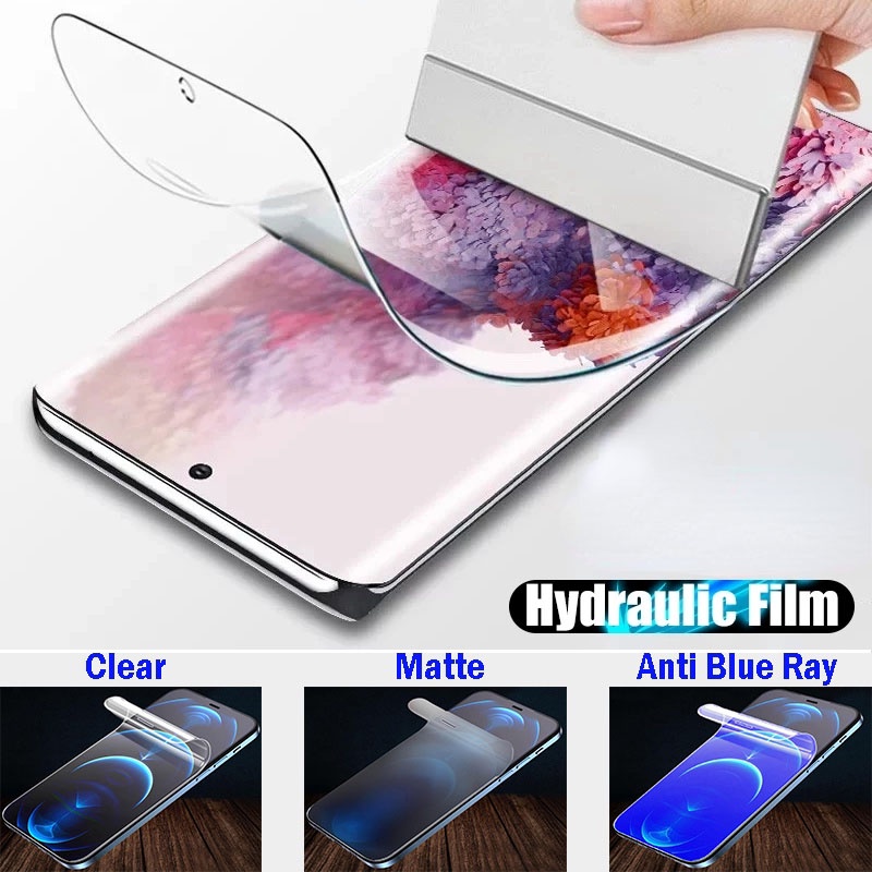 ฟิล์มไฮโดรเจล กันรอยหน้าจอ เนื้อแมตต์ HD ใส กันแสงสีฟ้า สําหรับ ASUS Zenfone 10 9 8 Flip 7 Pro 6 ZS 630KL 5 lite 5Z ZE620KL ZS620KL ZC600KL