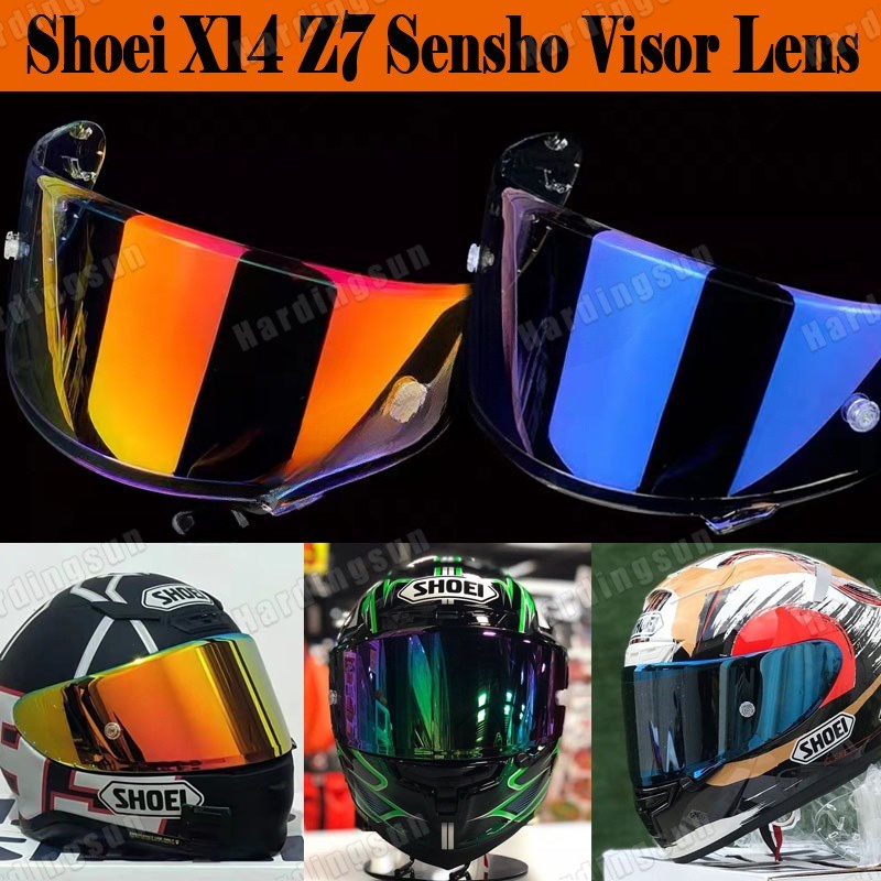 Shoei X14,Z7 ที่บังแดดเลนส์ Z-7, CWR-1, RF-1200 X-spirit REVO30 หมวกกันน็อค ป้องกันใบหน้า ป้องกันรังสียูวี รถจักรยานยนต์ หมวกกันน็อค เลนส์