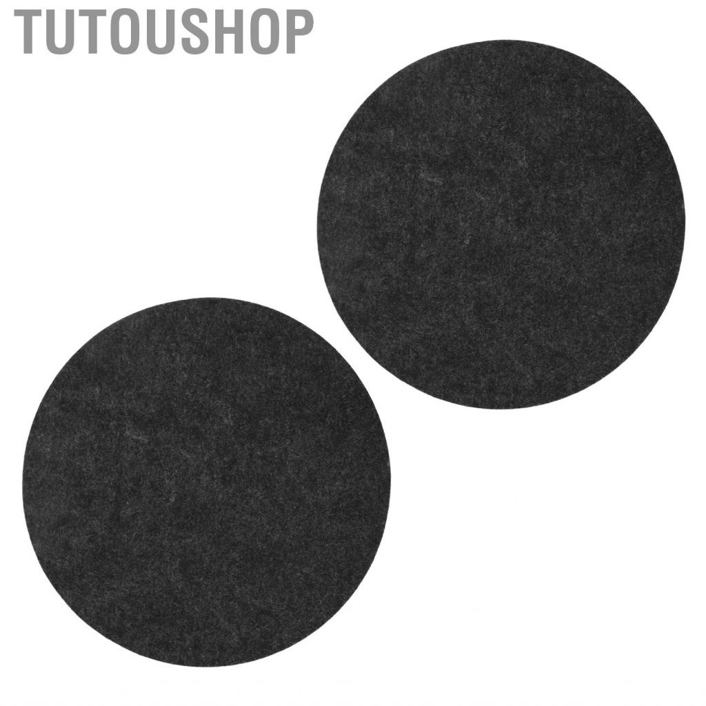 Tutoushop Round Microwave Mat 30cm Practical Multipurpose Washable Anti Slip Felt Heat Resistant for Kitchen Appliances