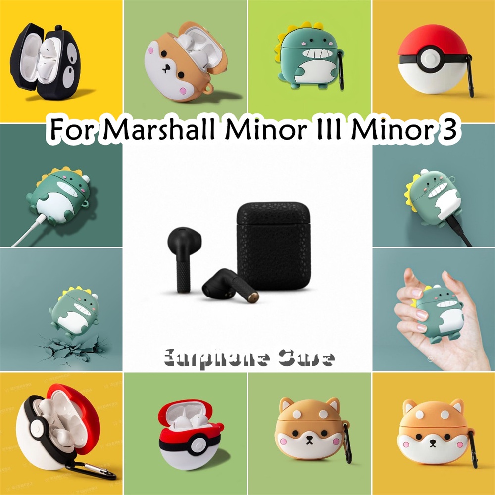 【imamura】เคสหูฟังซิลิโคนนิ่ม รูปสามมิติ สําหรับ Marshall Minor III Minor 3