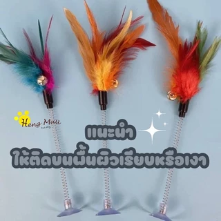 MC-ไม้ตกแมว ไม้ล่อแมว พู่แมว ของเล่นแมวมี3เเบบให้เลือก