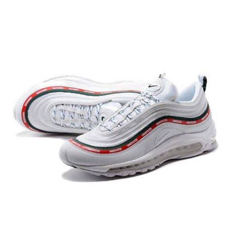 Sepatu Air Max 97 Airmax Full All Rush Pink Triple Black White Undefeated Red Silver Bullet Hitam แ