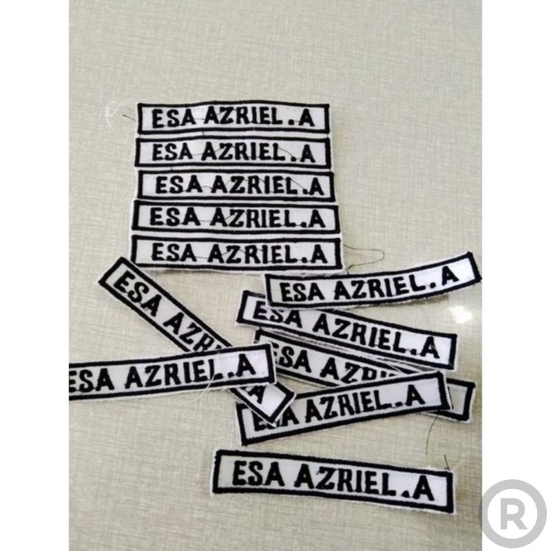 BADGE เย็บปักถักร้อย, SCHOOL NAME EMBROIDERY, KINDERGARTEN, ELEMENTARY SCHOOL, สูง SCHOOL, VOCATIONA