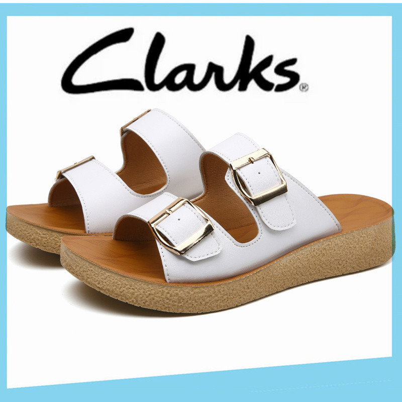 Clarks รองเท้าผู้หญิง Clarks ผู้หญิง Clarks รองเท้าแตะ รองเท้าผู้หญิง รองเท้าส้นแบน รองเท้าแตะ Clark