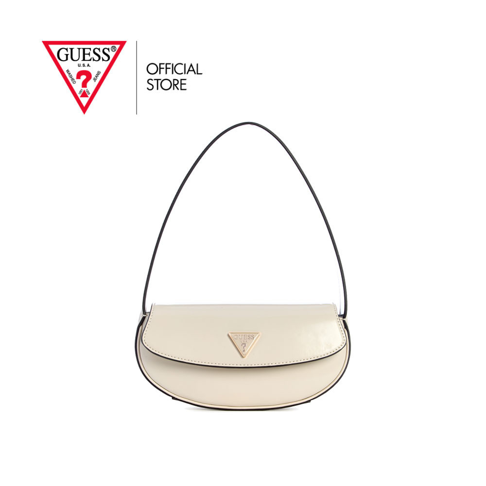 GUESS กระเป๋า รุ่น NG949678 ARNELA FLAP SHOULDER BAG สีขาว