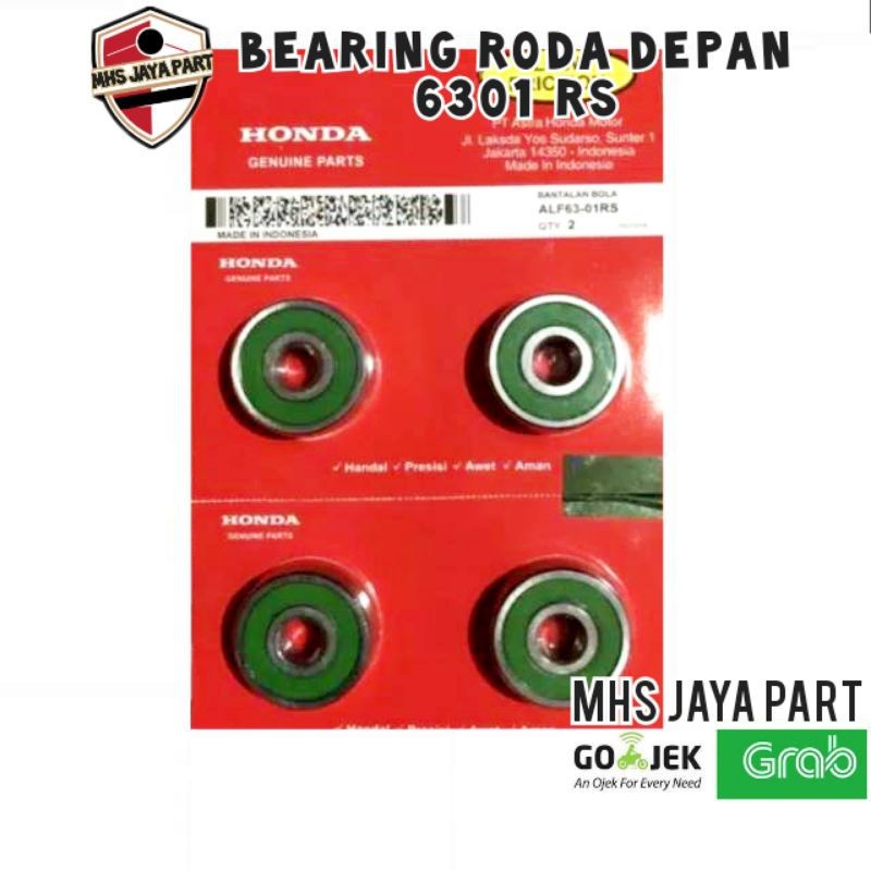 ล้อหน้าแบริ่ง 6301 RS PRESS TIGER REVO VERZA MEGAPRO ใหม่ (( 1PCS 6301))