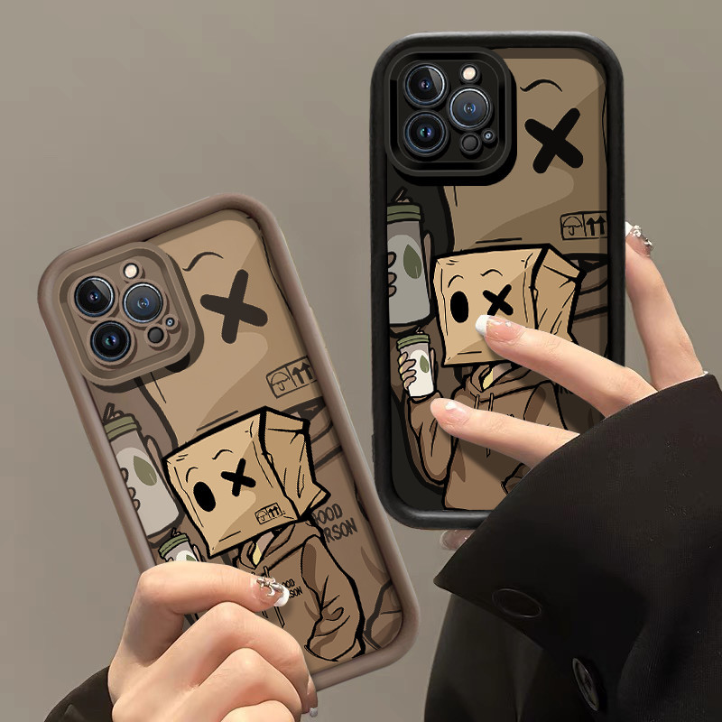 แฟชั่น Masked เบสบอลเคสโทรศัพท์สําหรับ OPPO A3S A5 A12E Realme C1 C11 C20 C12 C25 C15 C2 C30 C30S C3