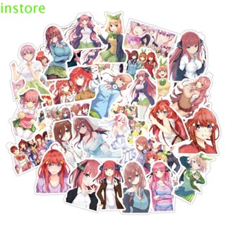 สติกเกอร์ ลายการ์ตูน Nakano Miku Skateboard Gotoubun No Hanayome สําหรับตกแต่งแล็ปท็อป กระเป๋าเดินทาง