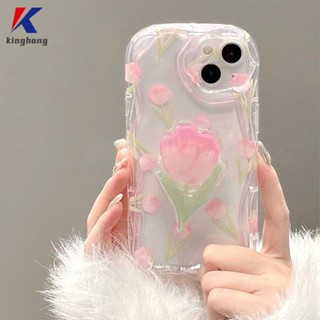 เคสนิ่ม ลายดอกไม้ ดอกทิวลิป พร้อมขาตั้ง สําหรับ Redmi 10 9 10X 10C 12 12C 11A A1 A2 A1+ A2+ 9A 9AT 9i 9C DIY