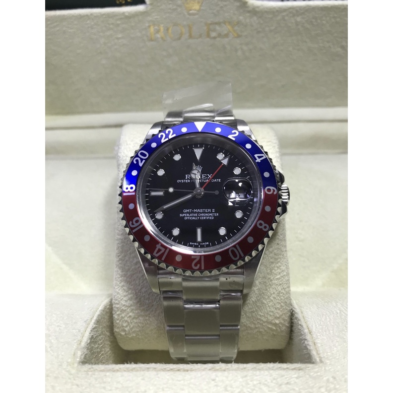 Rolex GMT-Master2 (Pepsi Swiss) แถมฟรีกล่อง (ถ่ายจากงานจริง 0814094254)