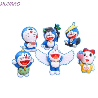 Huimao โมเดลตุ๊กตาฟิกเกอร์ Doraemon แอกเจิล ของขวัญ ขนาดเล็ก ของเล่น สําหรับเก็บสะสม