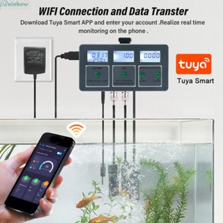 Tuya เครื่องวิเคราะห์คุณภาพน้ํา WiFi 8in1