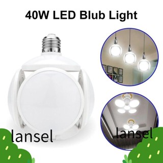 Lansel หลอดไฟเพดาน LED 40W 360 องศา แบบพกพา พับได้