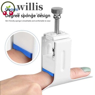 Willis เครื่องหนีบนิ้วมือ ปรับขนาดได้ ข้อต่อเฝือก ซัพพอร์ตข้อต่อกระดูก แก้ไขตาปลา