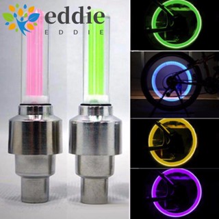 Eddie ไฟติดวาล์วจักรยาน Led หลายสี 2 ชิ้น