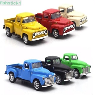 Fishstick1 โมเดลรถปิ๊กอัพจําลอง 1/32 คลาสสิก อัลลอย ของเล่นสําหรับเด็กผู้ชาย