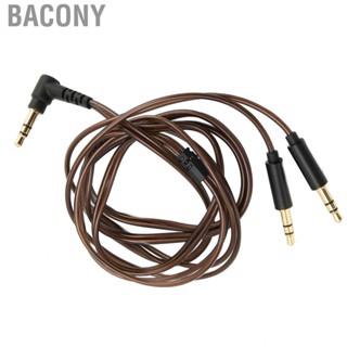 Bacony 3.5mm To Dual Male Cord OFC Core Headphone Upgrade Cable For