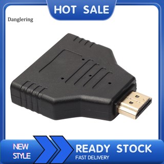 Dl อะแดปเตอร์เชื่อมต่อ 14 Version 1 to 2 Way Male to Female HDMI-compatible ขนาดพกพา