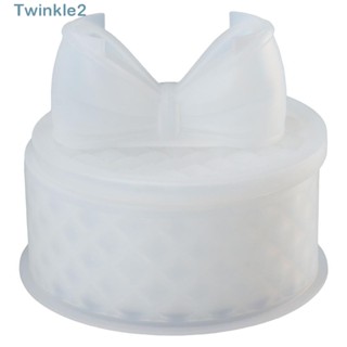 Twinkle แม่พิมพ์ซิลิโคนเรซิ่น รูปขวดโหล สีขาว พร้อมฝาปิด สําหรับทําเครื่องประดับ ของขวัญ