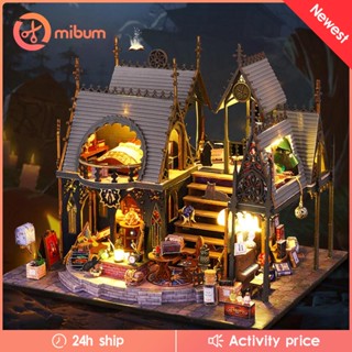 [Mibum] ชุดบ้านตุ๊กตา 3D ขนาดเล็ก DIY สําหรับเด็ก ของขวัญวันเกิด